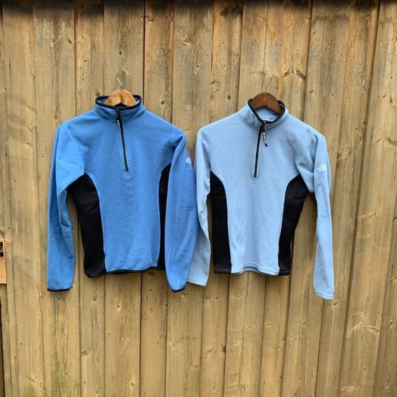 LOT OF 2 The North Face Fleece Half Zip Jackets Small - Picture 3 of 7